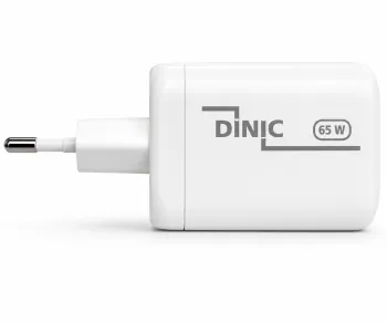 Încărcător/alimentator DINIC USB C/C/A 65 W Încărcare rapidă Power Delivery 3.0, tehnologie PPS, cutie DINIC
